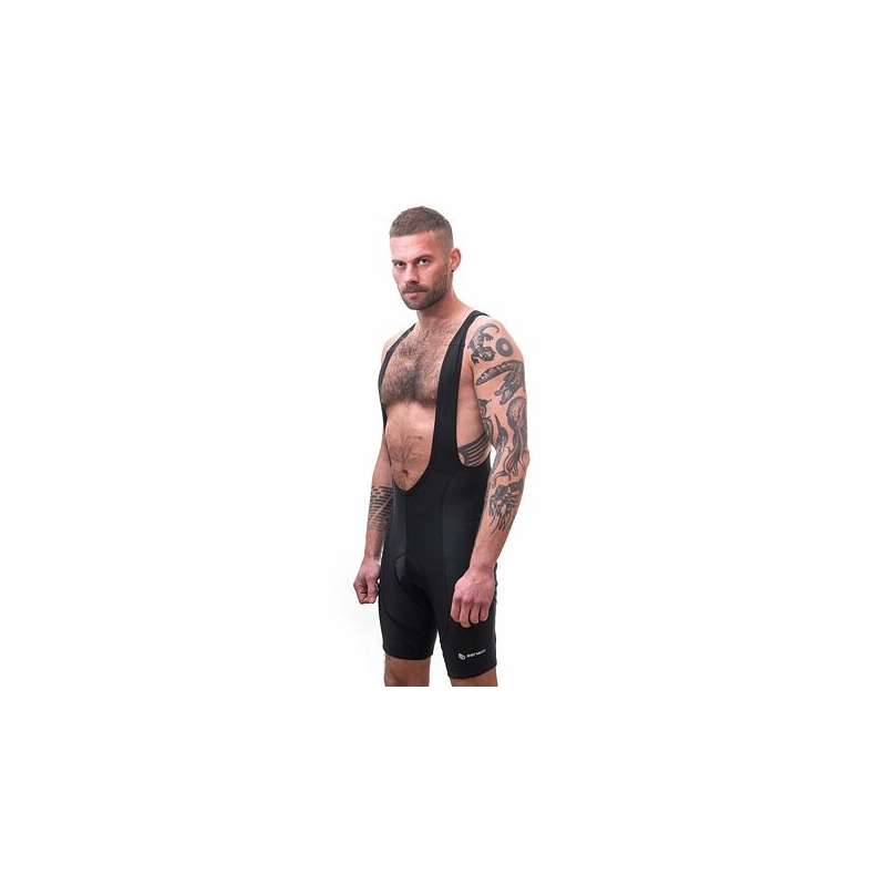 Pantaloni scurți cu bretele pentru bărbați SENSOR CYKLO ENTRY negru adevărat lichidare