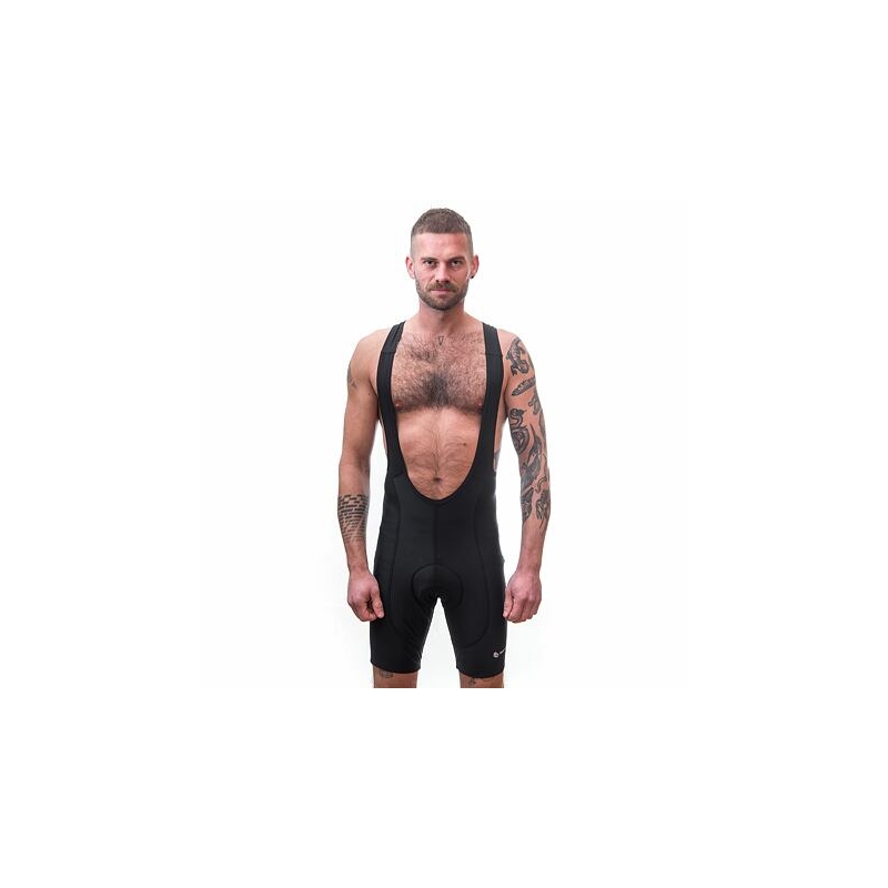 Pantaloni scurți cu bretele pentru bărbați SENSOR CYKLO ENTRY negru adevărat lichidare
