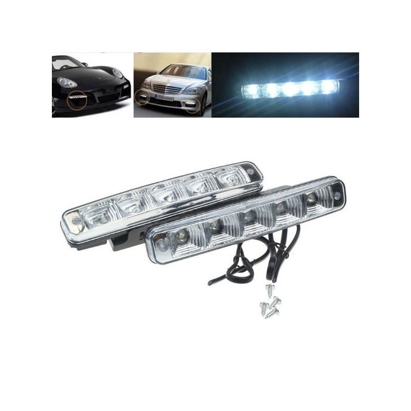 Lumini de zi Superlight DRL 5 LED-uri 5050 400 LM