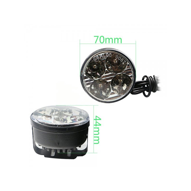 Lumini de zi Superlight DRL 4 LED-uri rotunde
