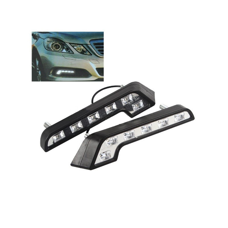 Lumini de zi Superlight RL 6 LED-uri 400 LM curbate