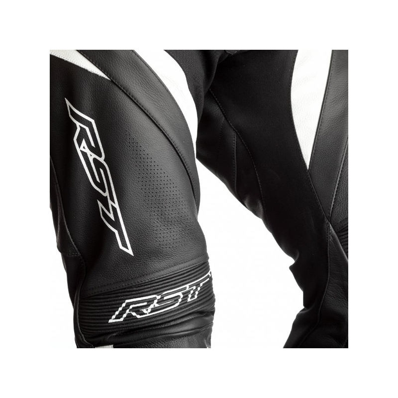 Pantaloni de motocicletă RST Tractech Evo 4 CE negru și alb lichidare