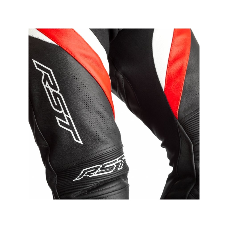 RST Tractech Evo 4 CE Negru, alb și roșu Pantaloni pentru motociclete RST Tractech Evo 4 CE Negru, alb și roșu lichidare