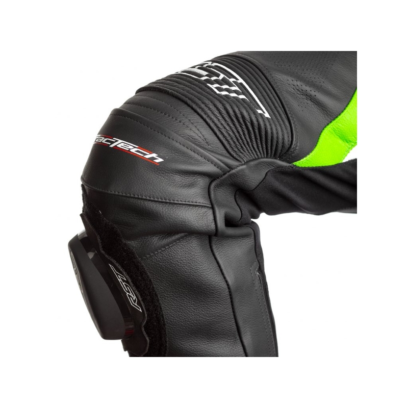 Pantaloni de motocicletă RST Tractech Evo 4 CE negru-alb-verde lichidare