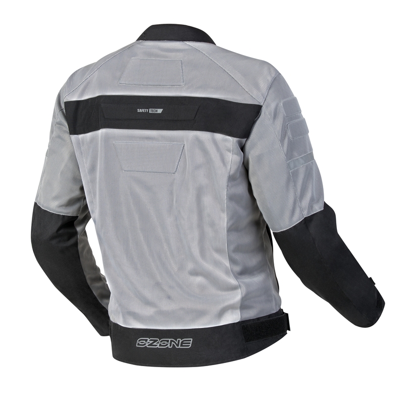 Geacă de motocicletă Ozone Dart argintiu-negru