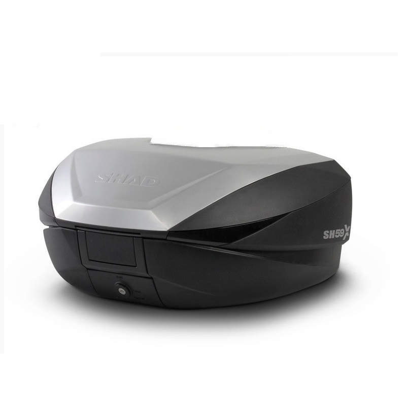 Top case SHAD SH59X negru cu capac de aluminiu (expandable concept) with PREMIUM SMART lock