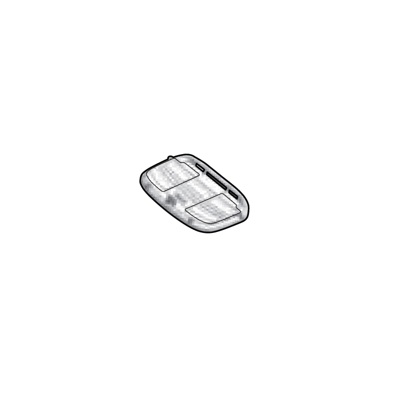 Medium mounting plate SHAD for SH39, SH40, SH44, SH45, SH46, SH47 and TR41