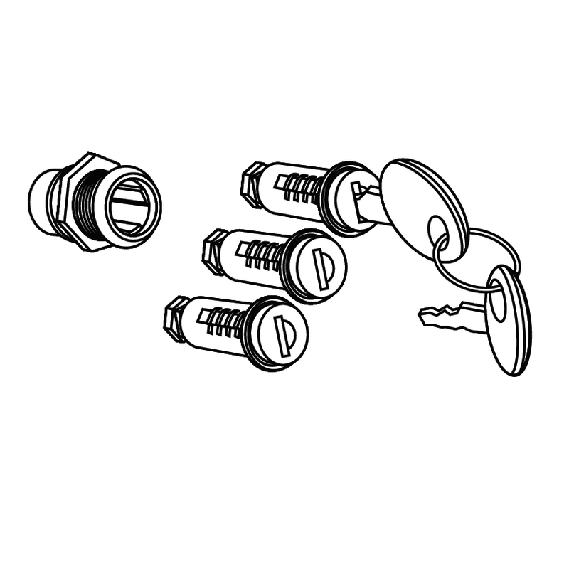 Key lock SHAD for SH35/SH36/SH43/SH42