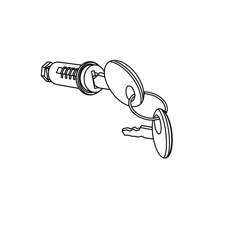 Lock set housing SHAD for SH48-SH59X