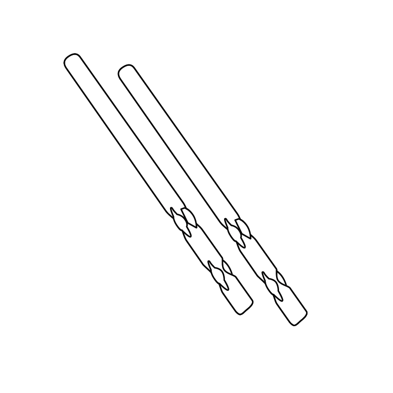 Quad hinge SHAD for ATV80 (2pcs)