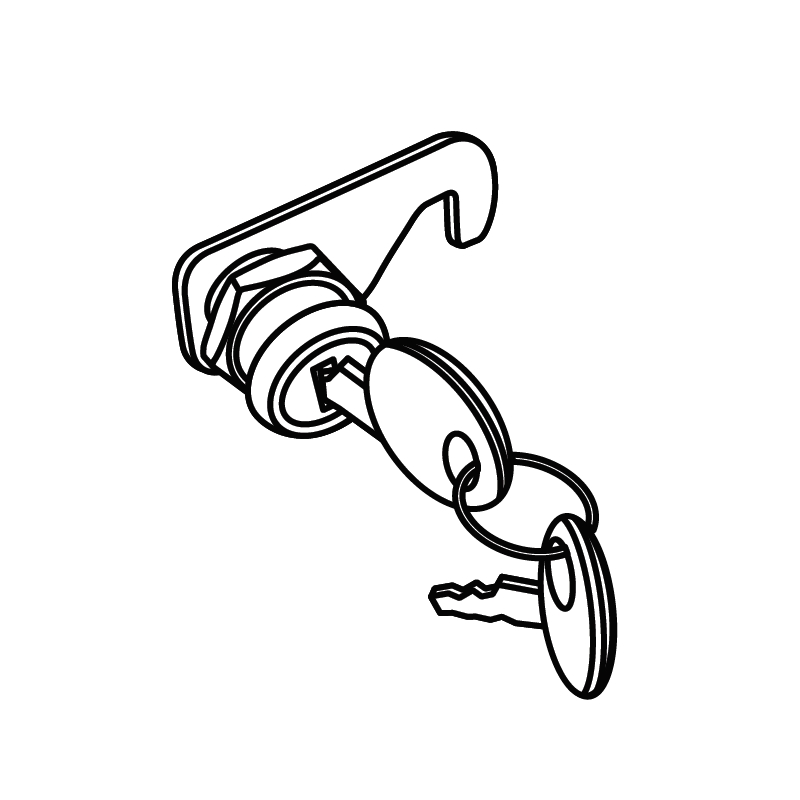 Locking system SHAD for ATV80