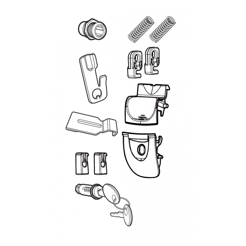 Locking mechanism SHAD for SH33 and SH34