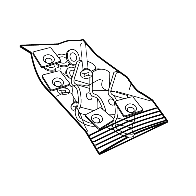 Screws SHAD pentru SH37 (top case plate)
