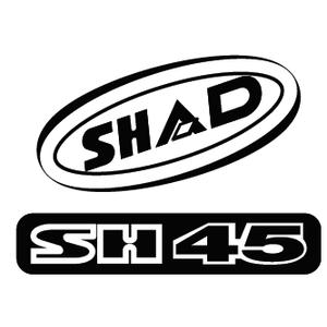 Stickers SHAD D1B45ETR Rosu for SH45
