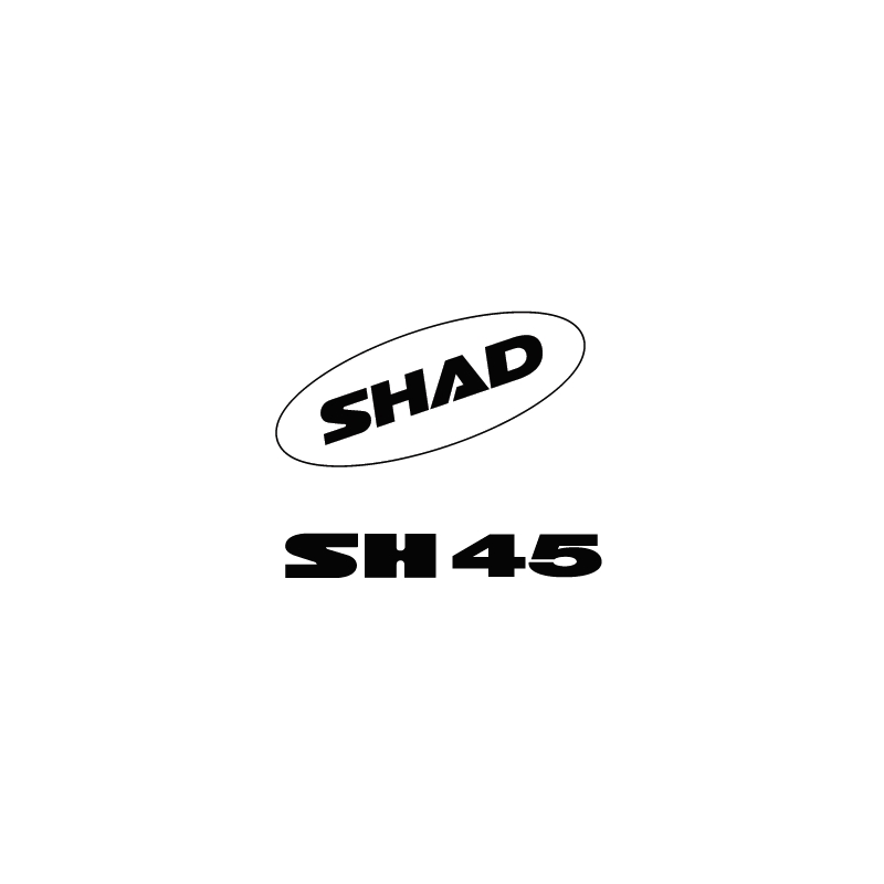 Stickers SHAD Alb for SH45