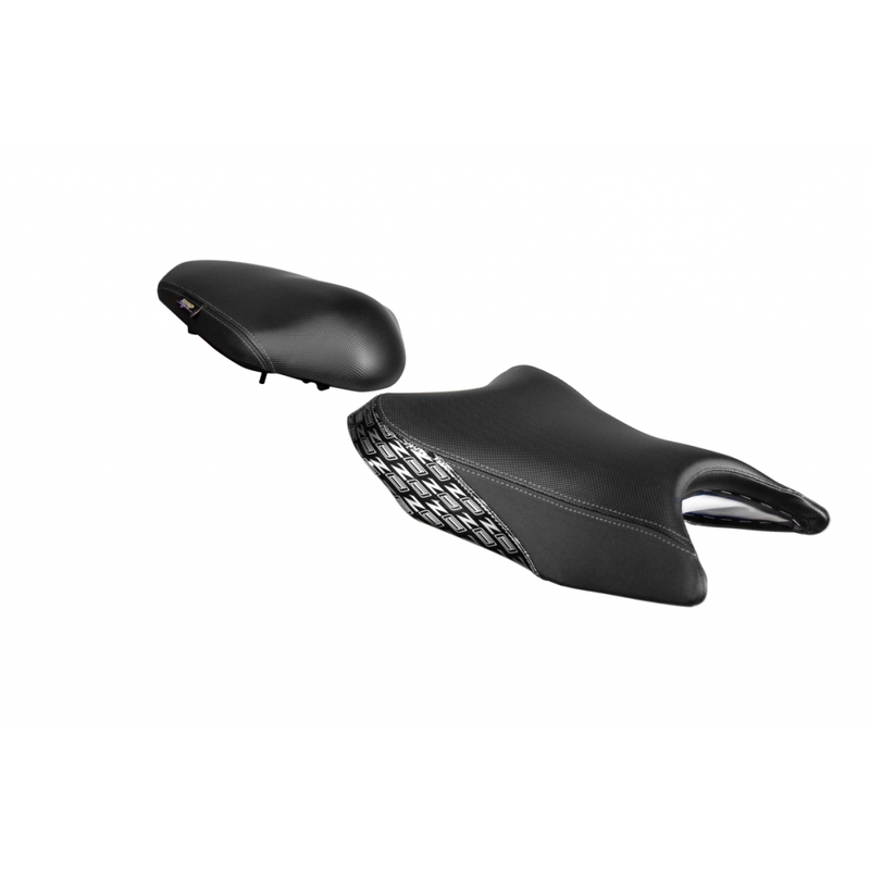 Scaun confort SHAD incalzita negru, cusaturi gri inchis