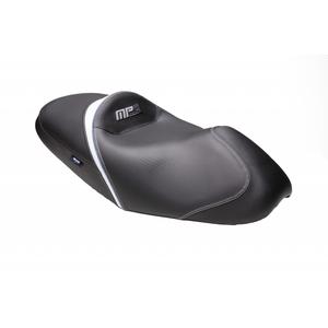Scaun confort SHAD SHV0M2320 negru/alb, cusaturi gri/albastru