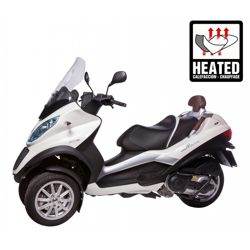 Scaun confort SHAD negru/alb, cusaturi gri/albastru