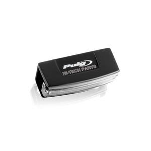 Licence support light PUIG 5565N Negru alu with LEDs