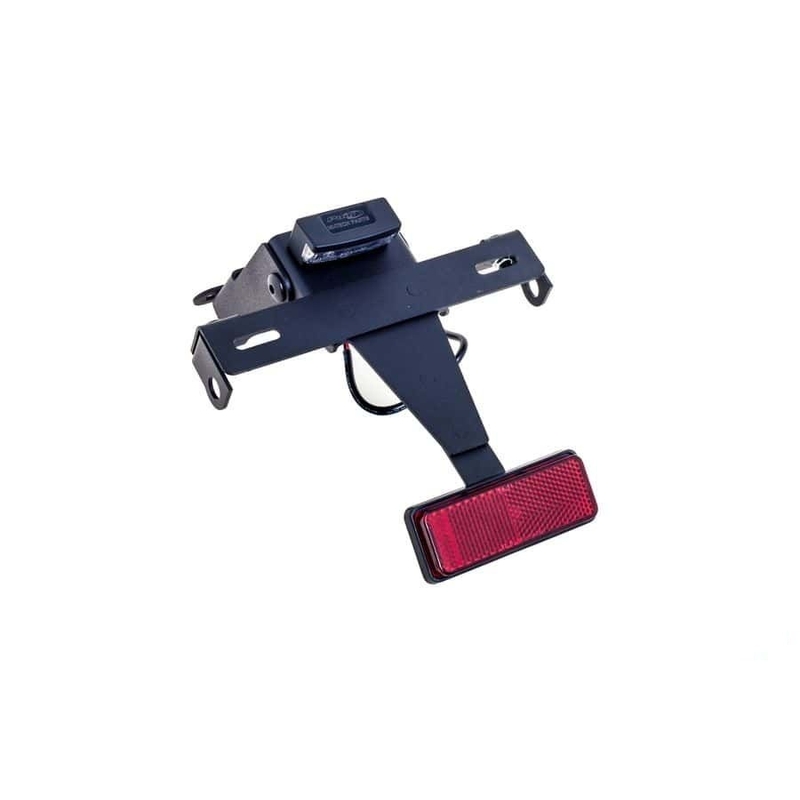 Adjustable license support PUIG Negru pentru KAWASAKI Z 800 2013-2017
