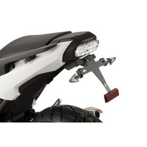 Adjustable license support PUIG 8725N Negru
