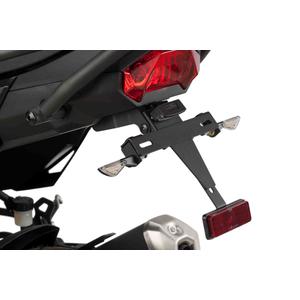 Adjustable license support PUIG 9475N Negru