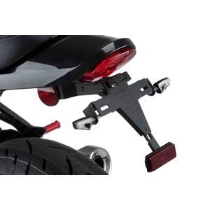 Adjustable license support PUIG 9597N Negru