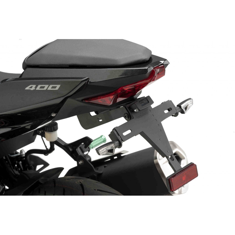 Adjustable license support PUIG Negru