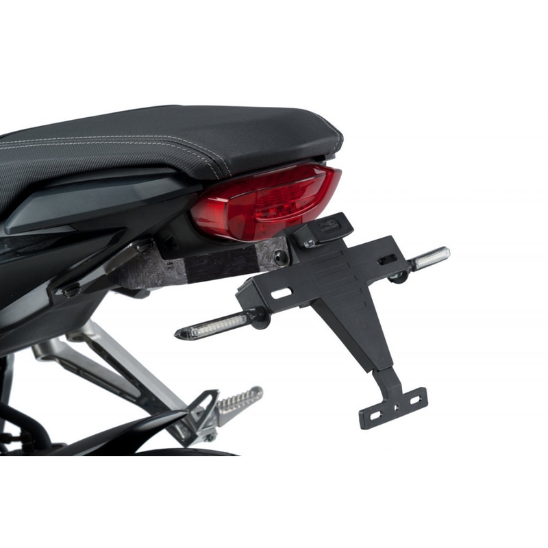 Adjustable license support PUIG Negru