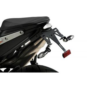 Adjustable license support PUIG 9683N Negru
