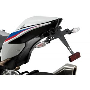 Adjustable license support PUIG 3705N Negru