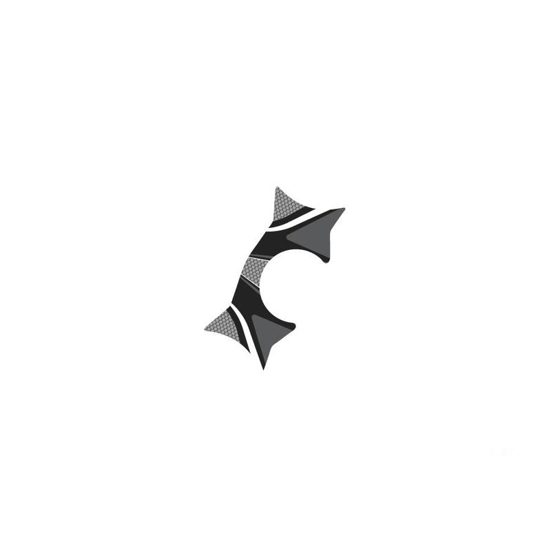 Yoke protector PUIG RADIKAL gri pentru KAWASAKI ZZR 1400 2006-2015