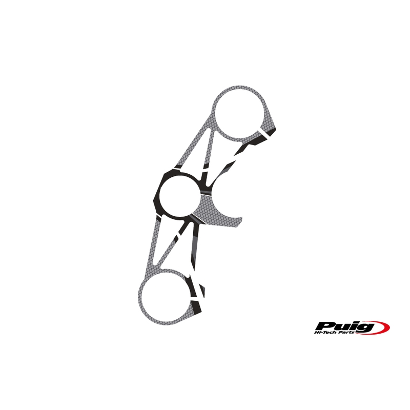 Yoke protector PUIG RADIKAL gri pentru KAWASAKI ZX-6R 636 Ninja (2013<) 2013-2023