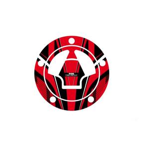 Fuel cap cover PUIG RADIKAL 6312R Rosu