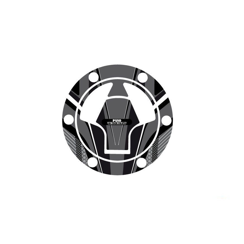 Fuel cap cover PUIG RADIKAL gri pentru KAWASAKI Ninja 250 R 2008-2012, KAWASAKI EX Ninja 300 2013-2018