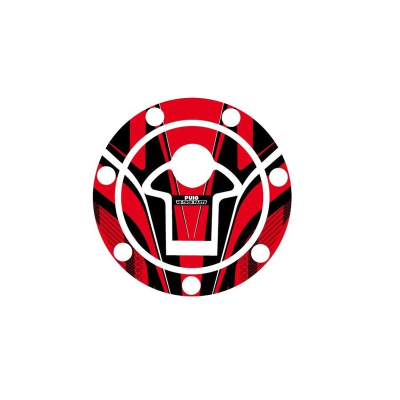 Fuel cap cover PUIG RADIKAL Rosu