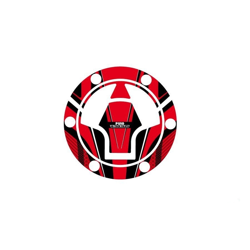 Fuel cap cover PUIG RADIKAL Rosu pentru KAWASAKI Z 300 2015-2017, KAWASAKI Ninja 250 SL 2015-2017
