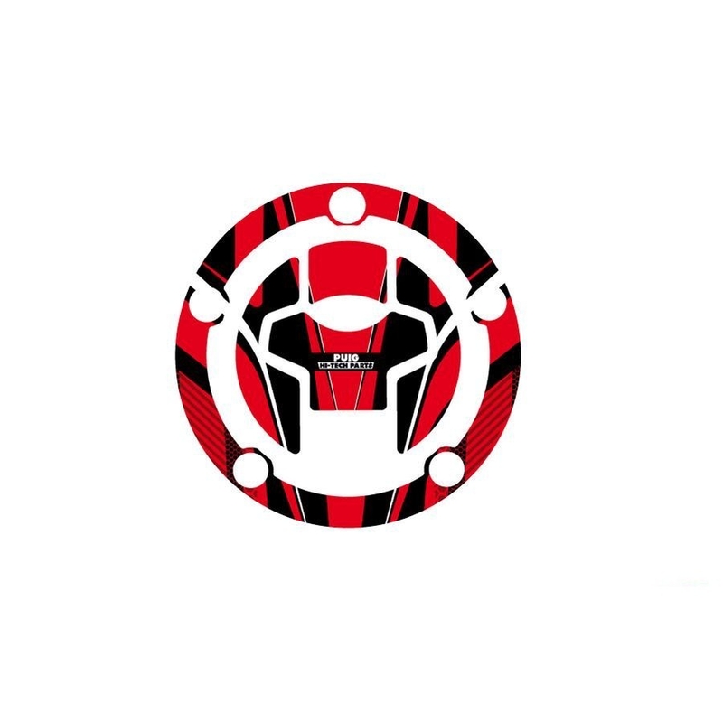 Fuel cap cover PUIG RADIKAL Rosu pentru SUZUKI DL 1000 V-STROM 2017-2018, SUZUKI GSX-R 1000 2017-2022