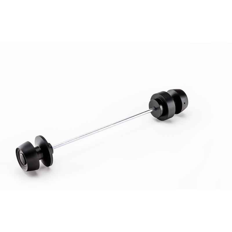 Axle sliders PUIG PHB19 Negru without color caps, rear