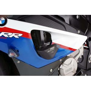 Frame sliders PUIG PRO 5282N black with grey rubber