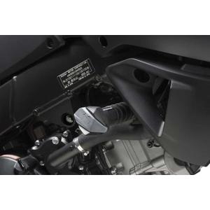 Frame sliders PUIG R12 6569N black with grey rubber