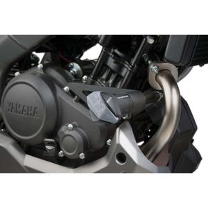 Frame sliders PUIG R12 7723N black with grey rubber