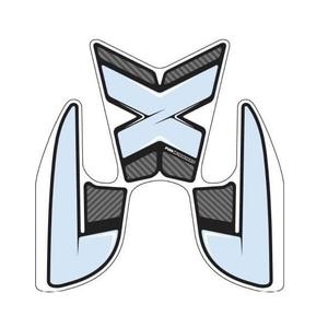 Tank pad PUIG SPECIFIC 9296C carbon look with side part