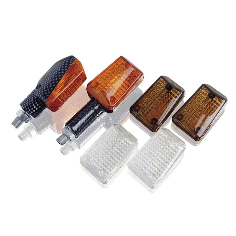 Turn signals PUIG MINI carbon look short, homologated