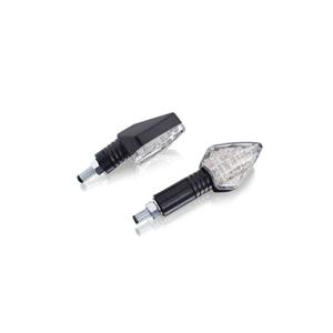 Turn signals PUIG FLECHA transparent short, homologated