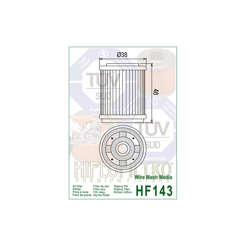 Filtru de ulei HIFLOFILTRO