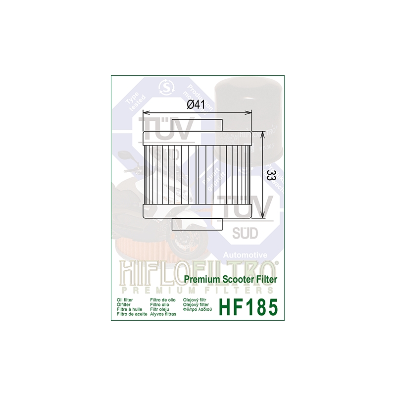 Filtru de ulei HIFLOFILTRO