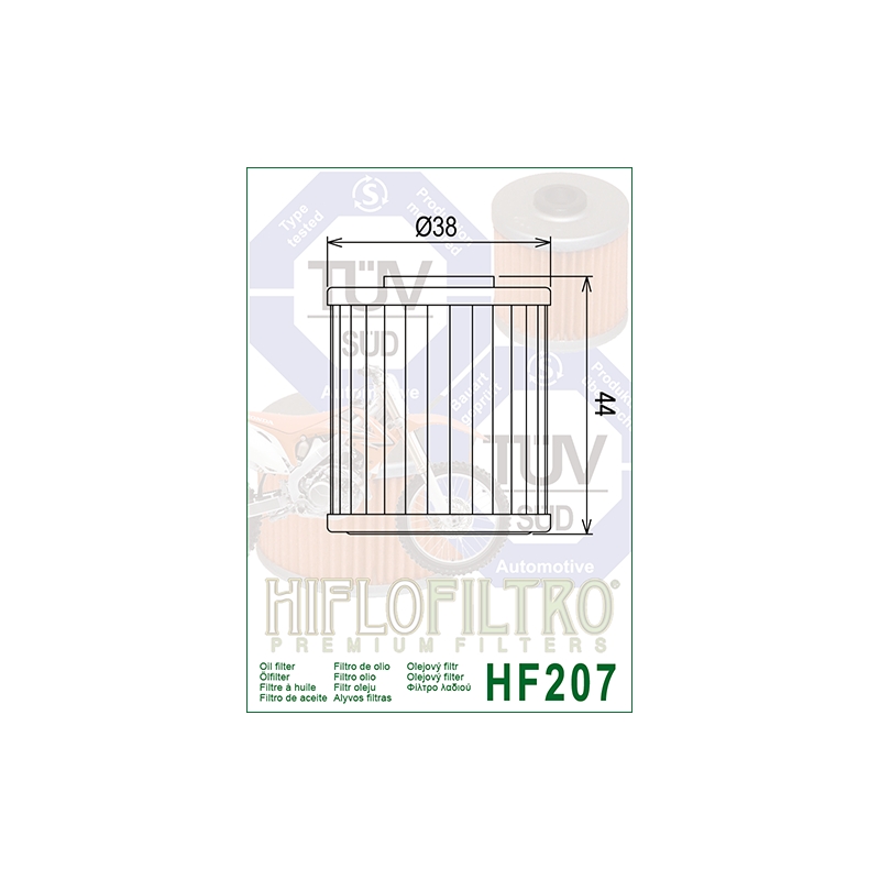 Filtru de ulei HIFLOFILTRO