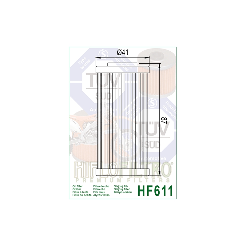 Filtru de ulei HIFLOFILTRO lichidare