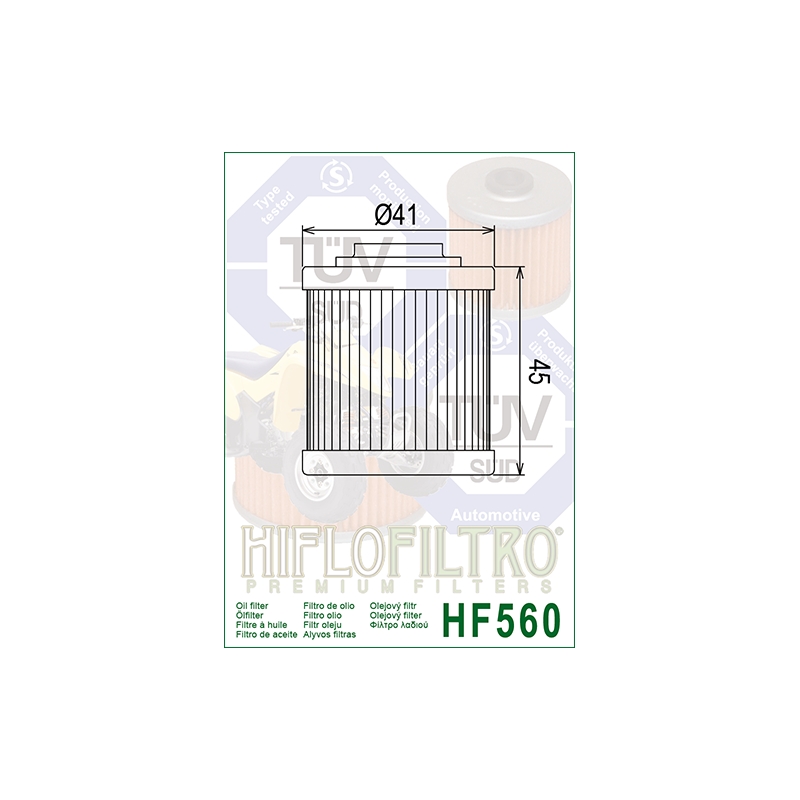 Filtru de ulei HIFLOFILTRO